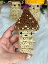 Load image into Gallery viewer, Crocheted Pop-Up Mushroom Baby
