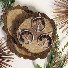 Load image into Gallery viewer, Crystal Chip Tree of Life Pendant Necklace
