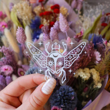 Load image into Gallery viewer, Magic Scarab Clear Sticker
