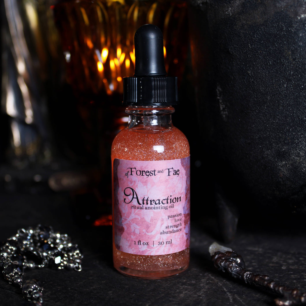 Attraction Ritual Oil • Love & Abundance Altar Oil