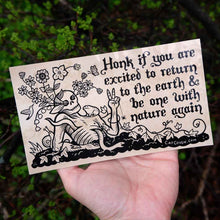 Load image into Gallery viewer, Return to the Earth - Bumper Sticker
