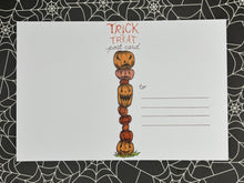 Load image into Gallery viewer, Happy Halloween! 4x6” postcard by Marybel Martin
