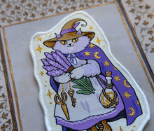 Load image into Gallery viewer, Cat Witch - Woven Patch
