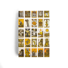 Load image into Gallery viewer, Vintage Tarot Card Exposed Coptic Binding Notebook Journal
