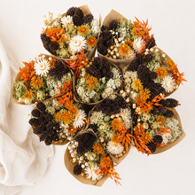 Load image into Gallery viewer, Dark Amber Dried Flower Bouquet | Fall &amp; Samhain Home Decor
