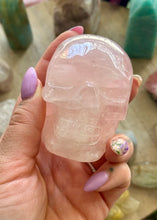 Load image into Gallery viewer, Rose Quartz Skull large
