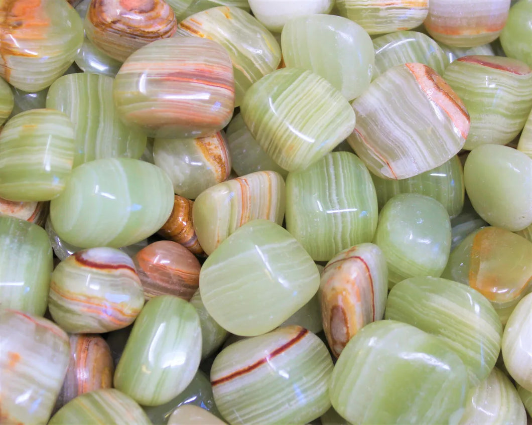 Green Onyx Tumbles