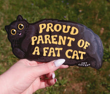 Load image into Gallery viewer, Fat Cat - Bumper Sticker
