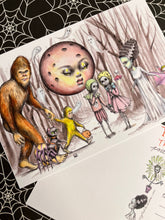 Load image into Gallery viewer, Misfit Gang Halloween postcard 4x6”
