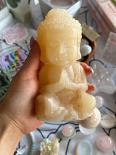 Load image into Gallery viewer, Orange Calcite Buddha Jumbo
