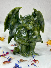 Load image into Gallery viewer, Nephrite Jade Gargoyle Demon Carving
