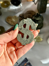 Load image into Gallery viewer, Pyrite Dollar Signs $$$
