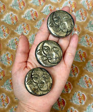 Load image into Gallery viewer, Carved Sun/Moon Face Flatback

