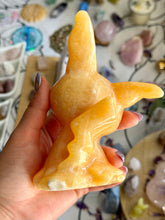 Load image into Gallery viewer, Mimiku Orange Calcite Carving - Jumbo
