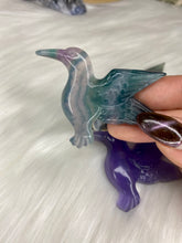 Load image into Gallery viewer, Fluorite Hummingbird (Flat back)
