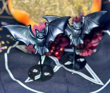 Load image into Gallery viewer, Obsidian Bat with Stand
