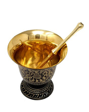 Load image into Gallery viewer, Brass Mortar &amp; Pestle
