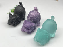 Load image into Gallery viewer, Crystal Carved Cats
