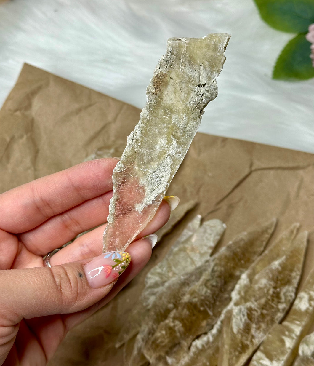 Golden Selenite Blades