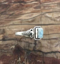 Load image into Gallery viewer, LARIMAR STERLING SILVER “ORION” RING
