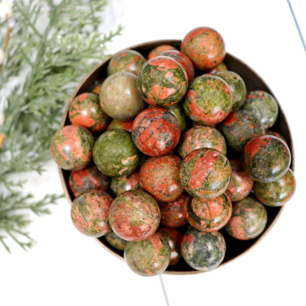 Unakite Mini Spheres