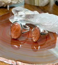 Load image into Gallery viewer, Sunstone Sterling Silver Rings
