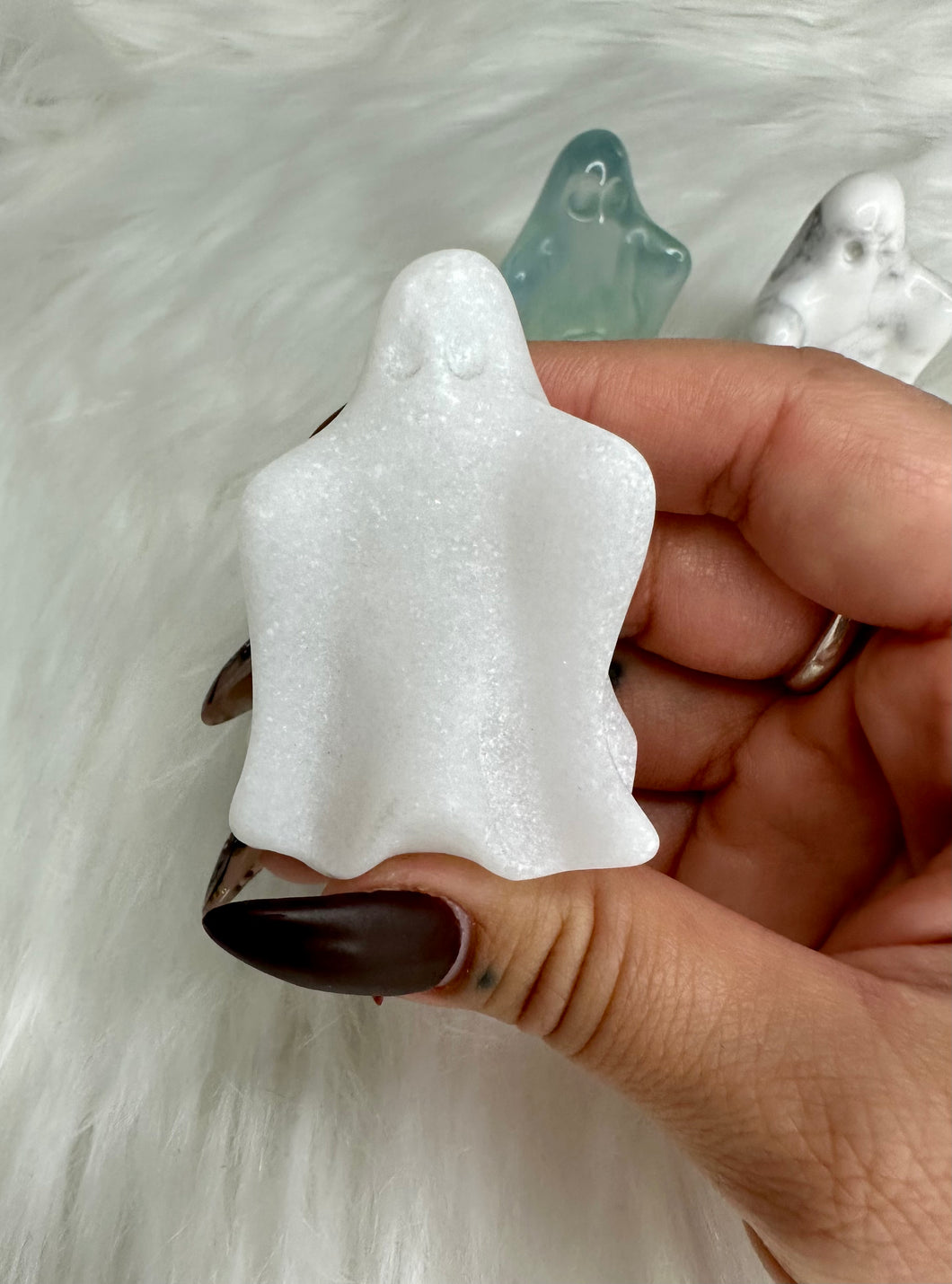 Crystal Carved Ghosts 👻 Halloween