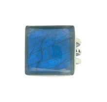 Load image into Gallery viewer, Labradorite “Bohemian” Sterling Silver Ring
