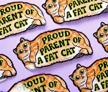 Load image into Gallery viewer, Fat Cat - Bumper Sticker
