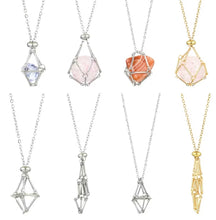 Load image into Gallery viewer, Metal Capture Net for Crystals - Necklace
