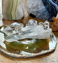 Load image into Gallery viewer, Herkimer Diamond Sterling Silver Rings
