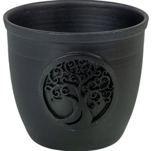 Load image into Gallery viewer, Black Metal Chime Candle Holder Pot
