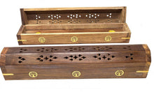 Load image into Gallery viewer, Wooden Incense Box Burner

