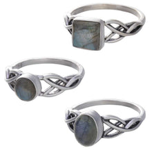 Load image into Gallery viewer, Sterling Silver Trisquele Rings
