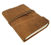 Load image into Gallery viewer, Soft Leather Journal 5x7" with Leather Cord Closure

