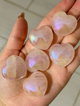 Load image into Gallery viewer, Angel Aura Rose Quartz Heart
