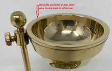 Load image into Gallery viewer, Brass Resin Burner 4.5"H
