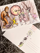 Load image into Gallery viewer, The Misfit Gang- Trick or Treat - postcard - 4 x 6&quot; by Marybel Martin
