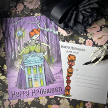 Load image into Gallery viewer, The Haunted Dress - postcard - 4 x 6&quot; by Marybel Martin
