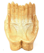 Load image into Gallery viewer, Wooden Hands Offering Bowl
