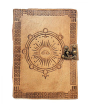 Load image into Gallery viewer, Moon Phase Leather Journal 5x7&quot;
