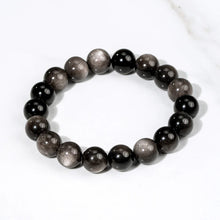 Load image into Gallery viewer, Silver Sheen Obsidian - Bracelet
