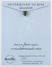 Load image into Gallery viewer, Labradorite Empowering Necklace for Determined To Rise
