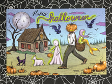 Load image into Gallery viewer, Happy Halloween! 4x6” postcard by Marybel Martin
