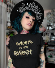 Load image into Gallery viewer, Vegan Felt Hat - XL Brim - Moonlight Crystals
