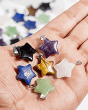 Load image into Gallery viewer, Natural Gemstone Star Pendants Crystal Charms for Jewelry
