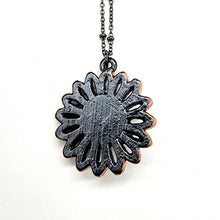 Load image into Gallery viewer, Smoky Citrine Flower Pendant Necklace
