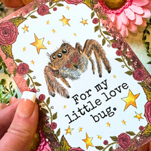 Load image into Gallery viewer, Valentine&#39;s Day Spider ( Love Bug) Card
