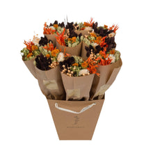 Load image into Gallery viewer, Dark Amber Dried Flower Bouquet | Fall &amp; Samhain Home Decor
