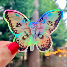 Load image into Gallery viewer, Magical Butterfly - Vinyl Holographic Sticker By Marybel Martin
